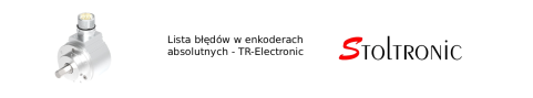 TR-Electronic - enkodery absolutne - lista błędów